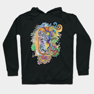 C - an illuminated letter Hoodie